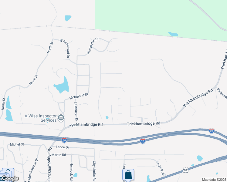 map of restaurants, bars, coffee shops, grocery stores, and more near 1124 Pointe Cove in Brandon