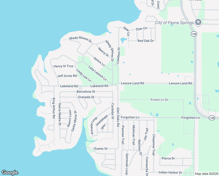 map of restaurants, bars, coffee shops, grocery stores, and more near 298 Shady Shores Drive in Mabank