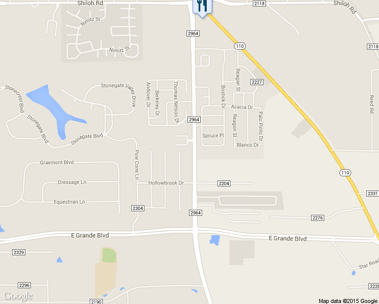 map of restaurants, bars, coffee shops, grocery stores, and more near 5907 Rhones Quarter Rd in Tyler