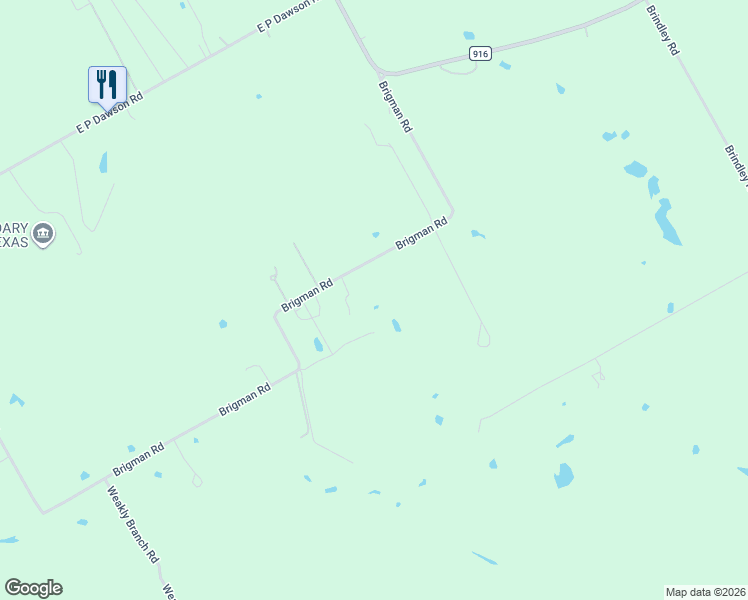 map of restaurants, bars, coffee shops, grocery stores, and more near 463 Brigman Road in Maypearl