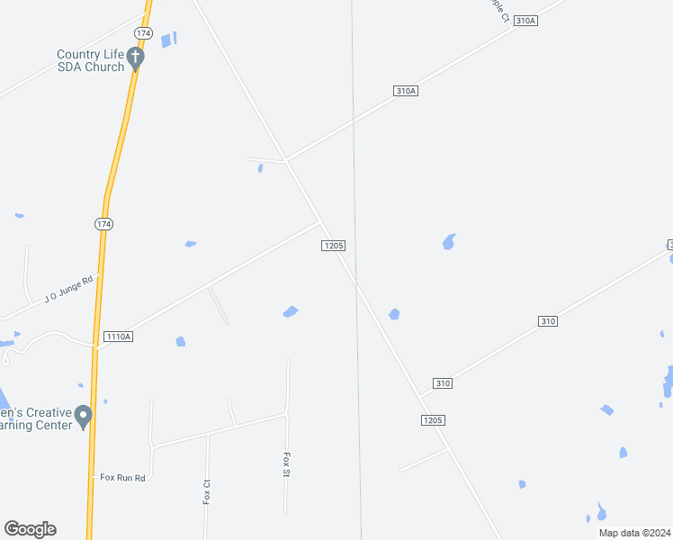 map of restaurants, bars, coffee shops, grocery stores, and more near 4008 County Road 1205 in Cleburne