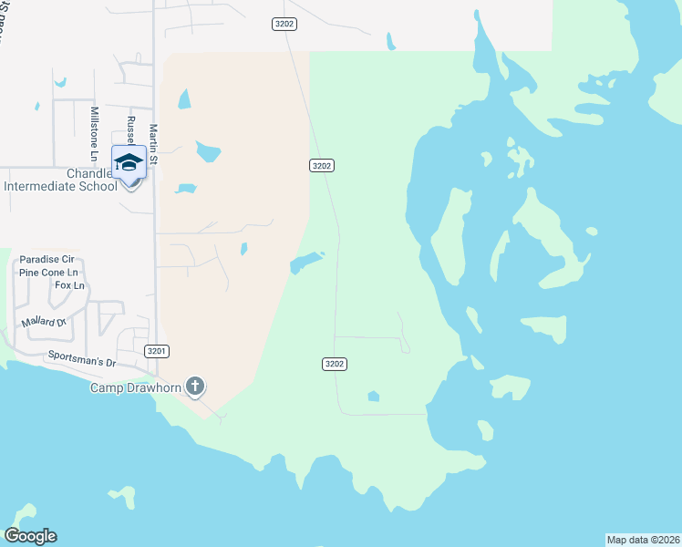 map of restaurants, bars, coffee shops, grocery stores, and more near 9830 Noonday Road in Chandler