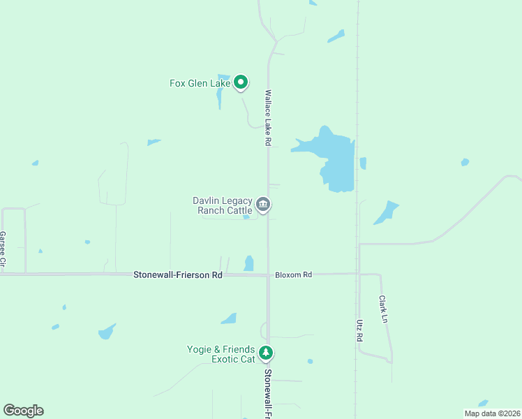 map of restaurants, bars, coffee shops, grocery stores, and more near 236 Wallace Lake Road in Frierson