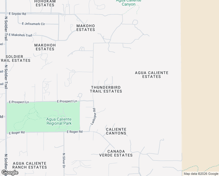 map of restaurants, bars, coffee shops, grocery stores, and more near 12600 East Thunderbird Trail in Tucson
