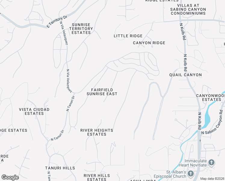 map of restaurants, bars, coffee shops, grocery stores, and more near 4331 North Vereda Rosada in Tucson