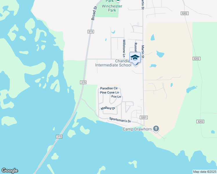 map of restaurants, bars, coffee shops, grocery stores, and more near 10428 Paradise Circle in Chandler