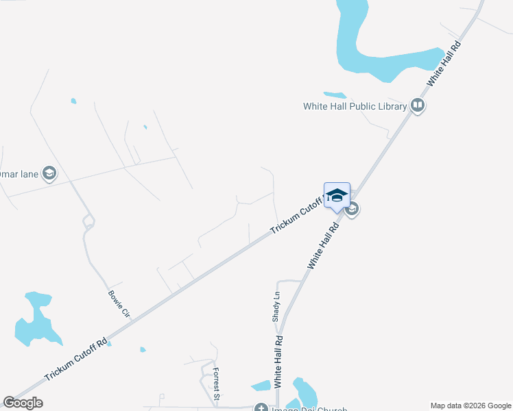 map of restaurants, bars, coffee shops, grocery stores, and more near Freddie Road in Tyler