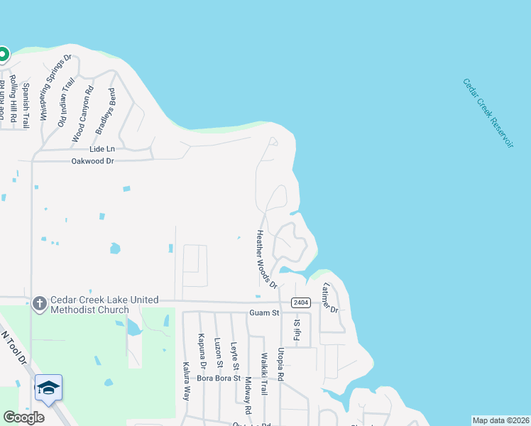 map of restaurants, bars, coffee shops, grocery stores, and more near 503 Stevens Lane in Tool