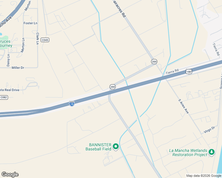 map of restaurants, bars, coffee shops, grocery stores, and more near 109 North Fairacres Road in Las Cruces