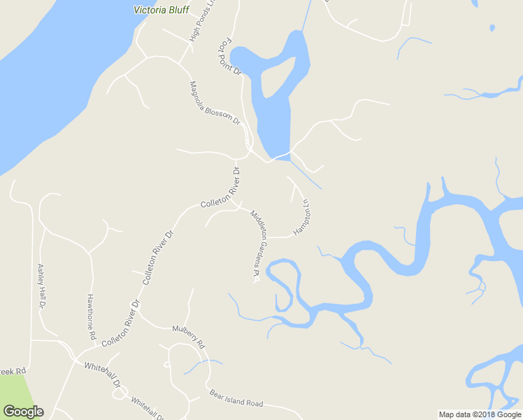 map of restaurants, bars, coffee shops, grocery stores, and more near 7 Middleton Gardens Place in Bluffton