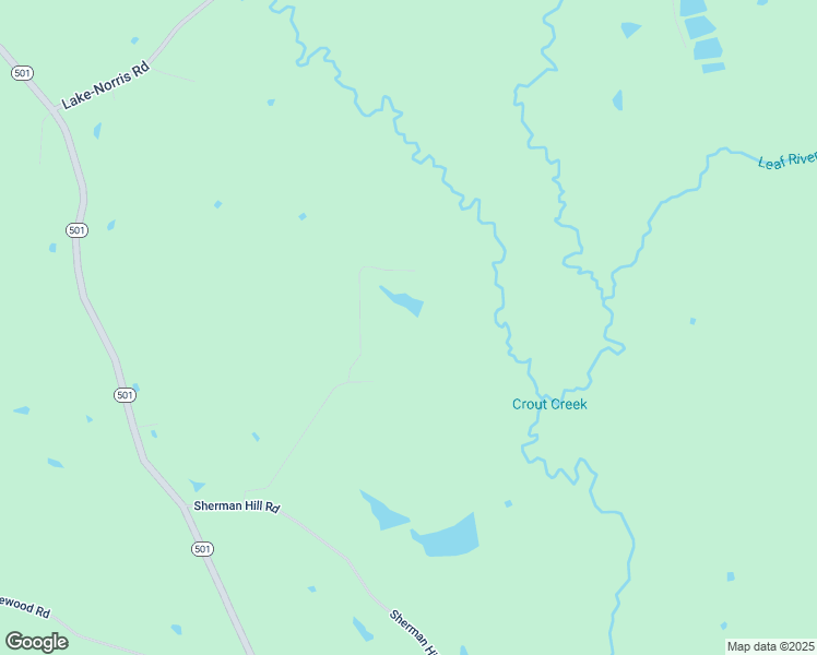 map of restaurants, bars, coffee shops, grocery stores, and more near 501 Guy Wilkerson Lane in Lake