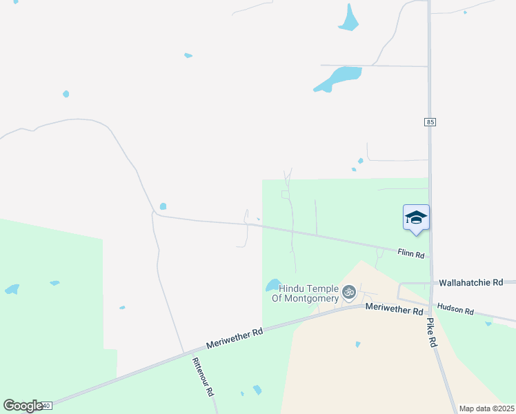 map of restaurants, bars, coffee shops, grocery stores, and more near 2118 Flinn Road in Pike Road