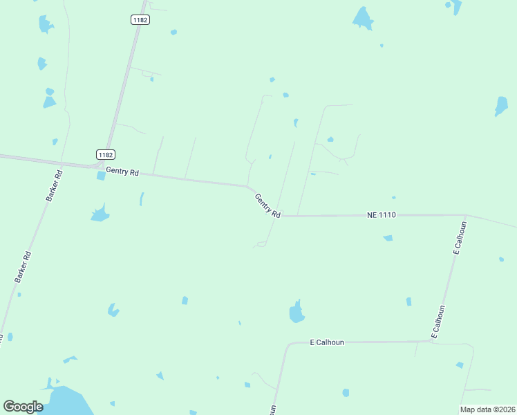 map of restaurants, bars, coffee shops, grocery stores, and more near 428 Gentry Road in Ennis