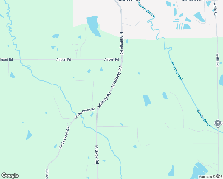 map of restaurants, bars, coffee shops, grocery stores, and more near 3081-3225 North Midway Road in Raymond