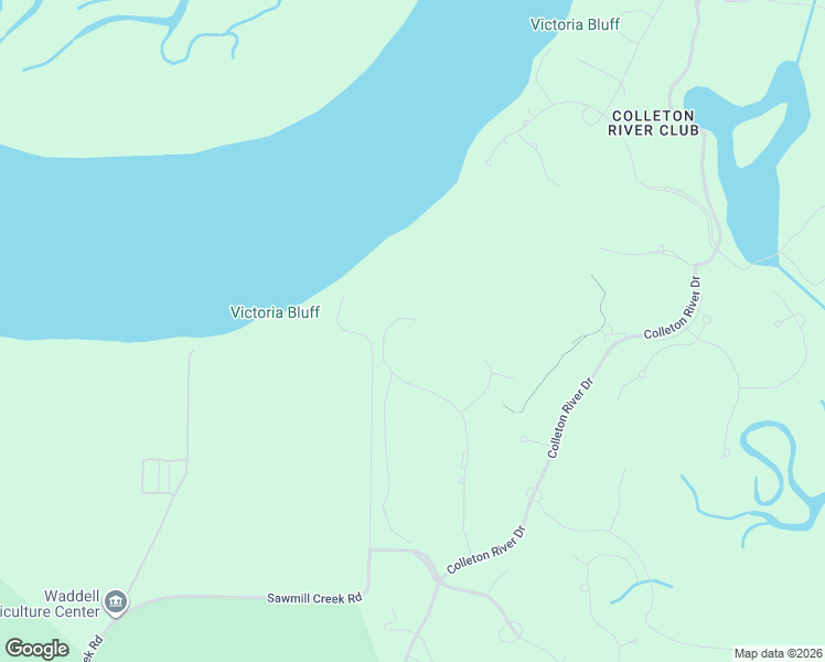 map of restaurants, bars, coffee shops, grocery stores, and more near 56 Hawthorne Road in Bluffton