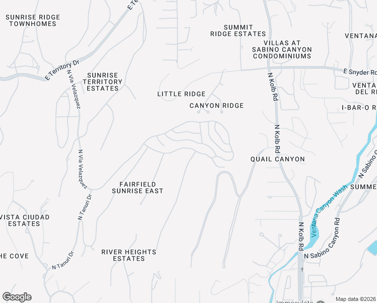 map of restaurants, bars, coffee shops, grocery stores, and more near 6850 East Loma Del Bribon in Tucson