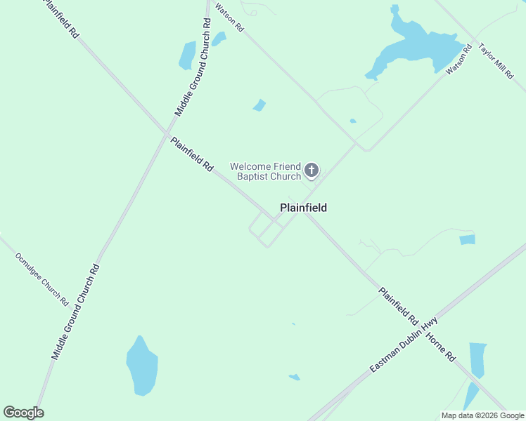 map of restaurants, bars, coffee shops, grocery stores, and more near 390 Plainfield Road in Eastman