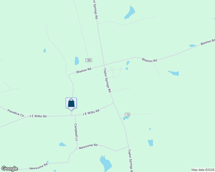 map of restaurants, bars, coffee shops, grocery stores, and more near 1570 Taylor Springs Road in Vidalia