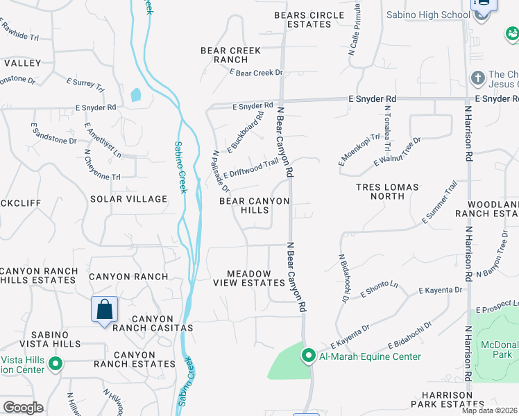 map of restaurants, bars, coffee shops, grocery stores, and more near 4417 North Twilight Trail in Tucson