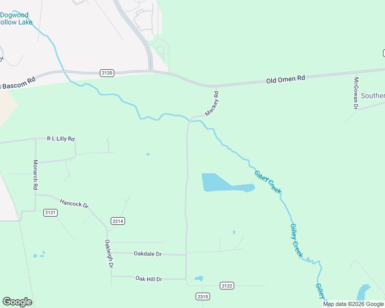 map of restaurants, bars, coffee shops, grocery stores, and more near 13262 Mackey Road in Tyler