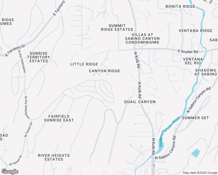 map of restaurants, bars, coffee shops, grocery stores, and more near 4541 North Trocha Alegre in Tucson