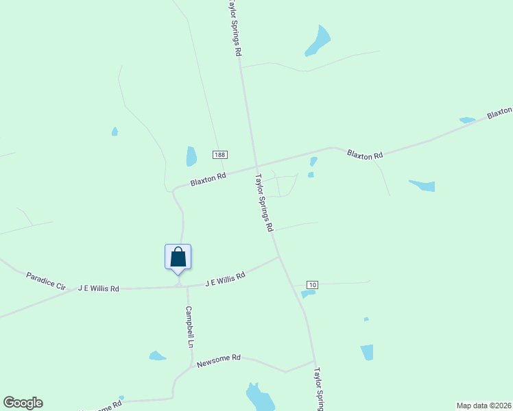 map of restaurants, bars, coffee shops, grocery stores, and more near 1570 Taylor Springs Road in Vidalia