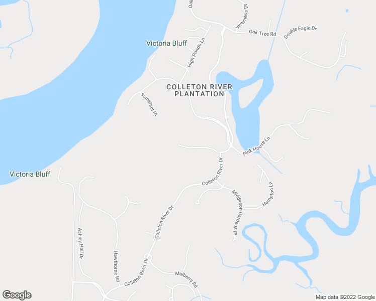 map of restaurants, bars, coffee shops, grocery stores, and more near 49 Colleton River Drive in Bluffton