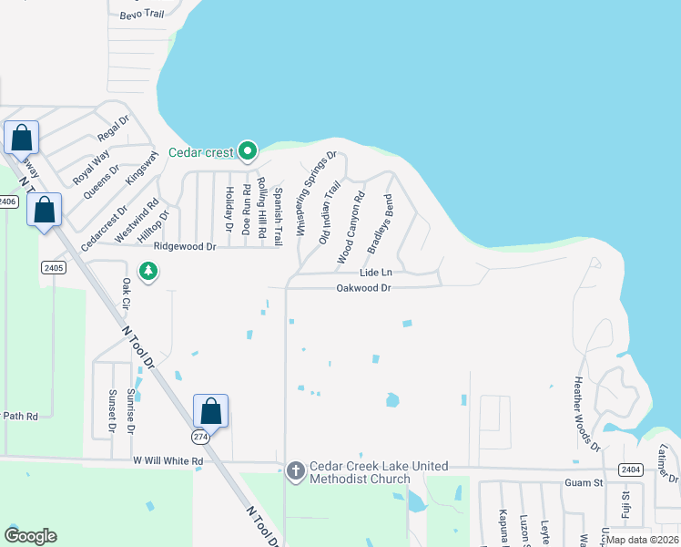 map of restaurants, bars, coffee shops, grocery stores, and more near 212 Lide Lane in Tool