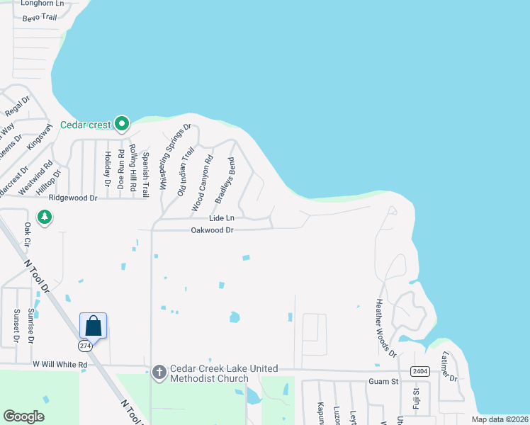 map of restaurants, bars, coffee shops, grocery stores, and more near 610 Lide Lane in Tool