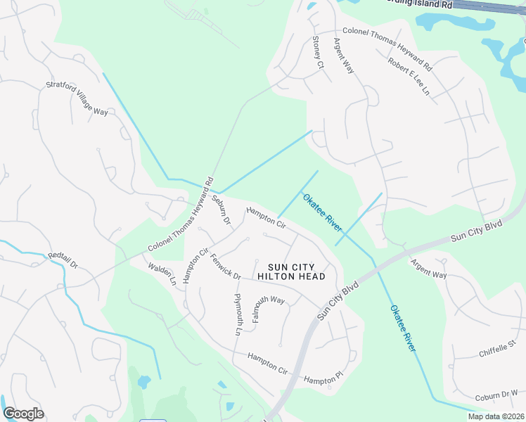 map of restaurants, bars, coffee shops, grocery stores, and more near 177 Hampton Circle in Bluffton