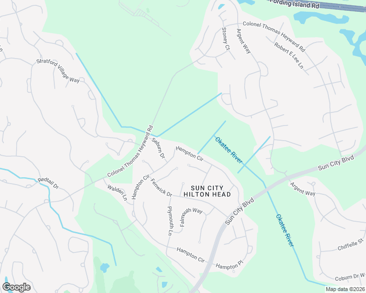 map of restaurants, bars, coffee shops, grocery stores, and more near 165 Hampton Circle in Bluffton