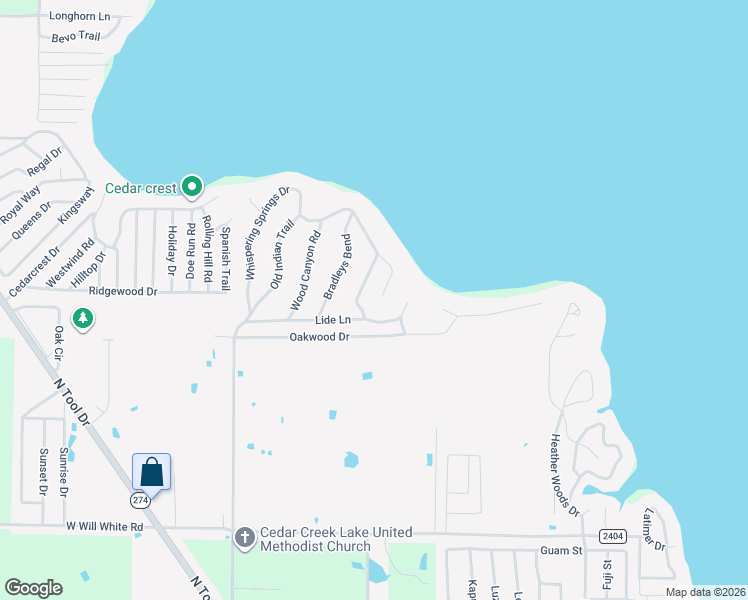 map of restaurants, bars, coffee shops, grocery stores, and more near 610 Lide Lane in Tool