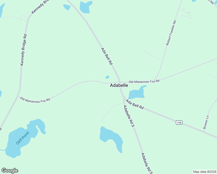 map of restaurants, bars, coffee shops, grocery stores, and more near Old Manassas Foy Road in Register