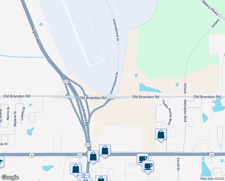 map of restaurants, bars, coffee shops, grocery stores, and more near in Jackson