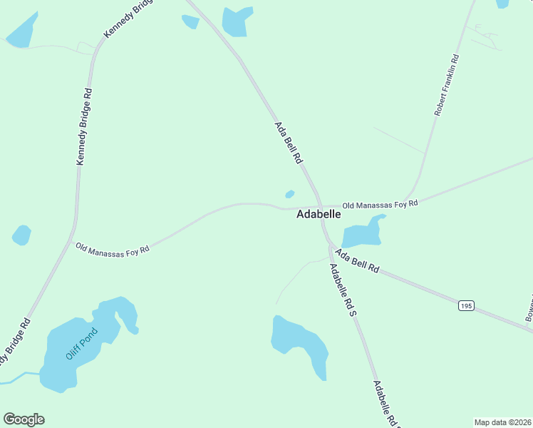 map of restaurants, bars, coffee shops, grocery stores, and more near Old Manassas Foy Road in Register