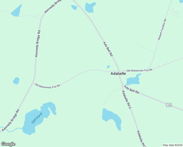 map of restaurants, bars, coffee shops, grocery stores, and more near Old Manassas Foy Road in Register
