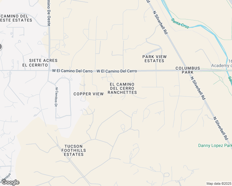 map of restaurants, bars, coffee shops, grocery stores, and more near 4121 West Placita Del Monte in Tucson