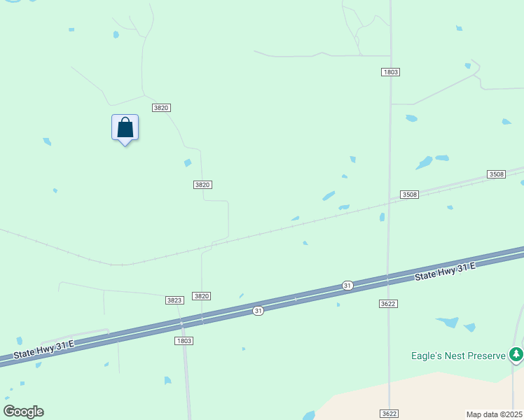 map of restaurants, bars, coffee shops, grocery stores, and more near 10494 County Road 3820 in Murchison