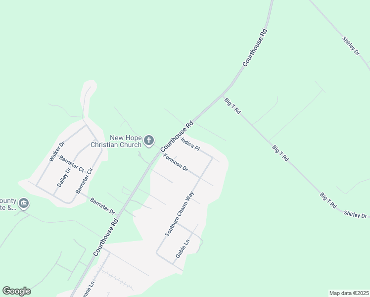 map of restaurants, bars, coffee shops, grocery stores, and more near 104 Indica Place in Guyton