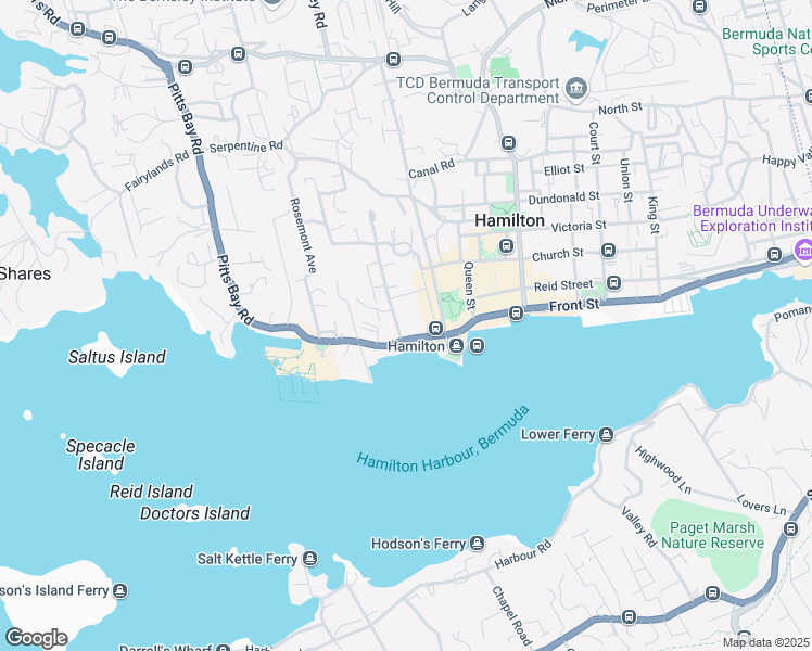 map of restaurants, bars, coffee shops, grocery stores, and more near 17 Woodbourne Avenue in Pembroke