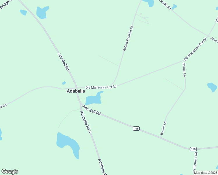 map of restaurants, bars, coffee shops, grocery stores, and more near Old Manassas Foy Road in Register