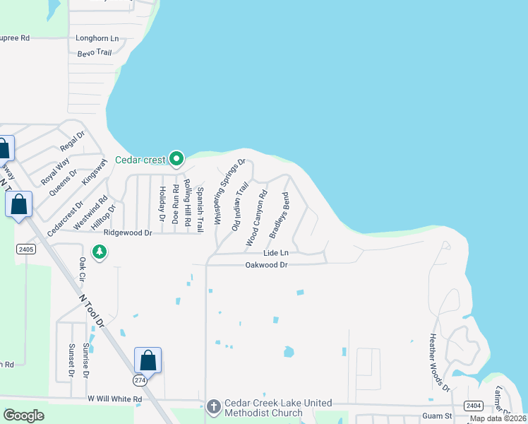 map of restaurants, bars, coffee shops, grocery stores, and more near 1005 Wood Canyon Road in Tool