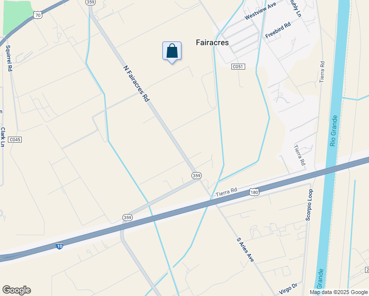 map of restaurants, bars, coffee shops, grocery stores, and more near 322 North Fairacres Road in Las Cruces
