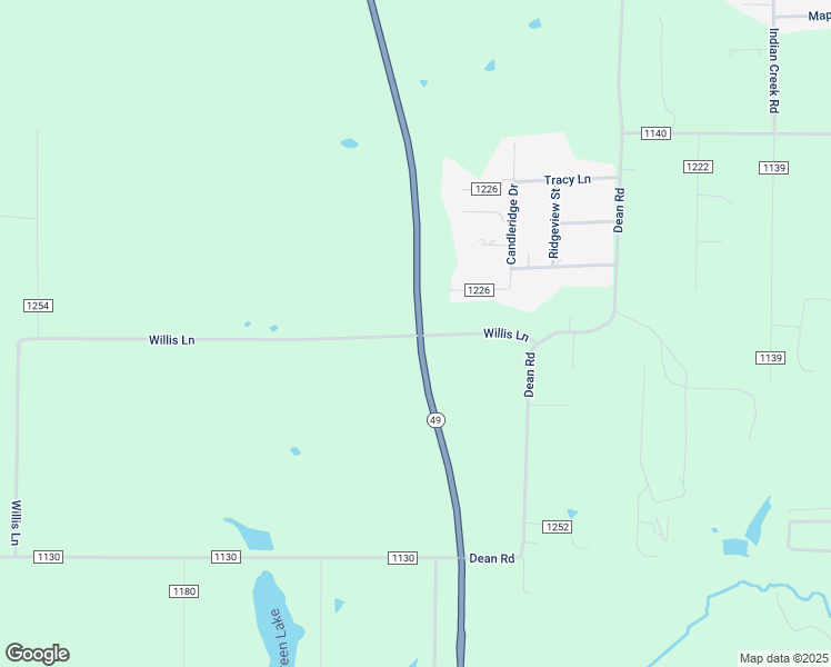 map of restaurants, bars, coffee shops, grocery stores, and more near Texas 49 Loop in Tyler