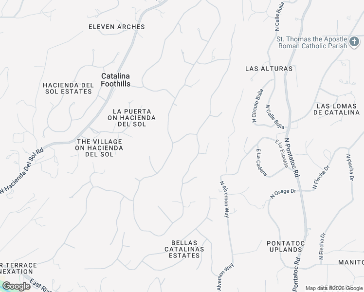 map of restaurants, bars, coffee shops, grocery stores, and more near 3750 East Sumo Quinto in Tucson