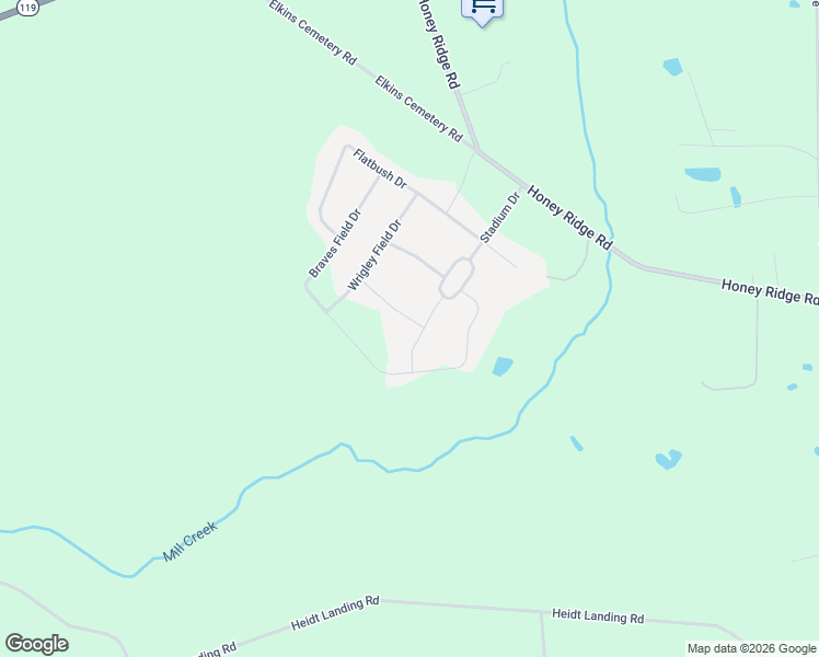 map of restaurants, bars, coffee shops, grocery stores, and more near 602 Ebbetsfield Drive in Guyton