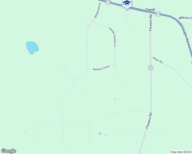 map of restaurants, bars, coffee shops, grocery stores, and more near 74 Nature Curve in Cecil