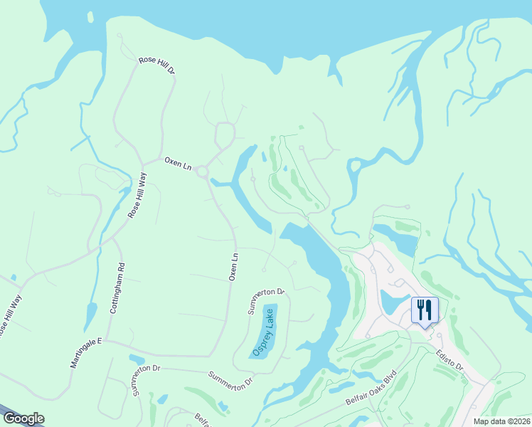 map of restaurants, bars, coffee shops, grocery stores, and more near 279 Belfair Oaks Boulevard in Bluffton