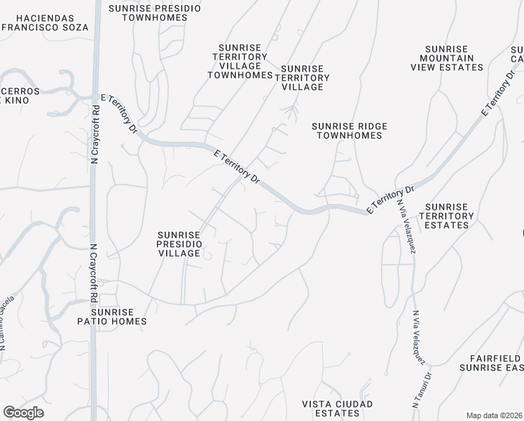 map of restaurants, bars, coffee shops, grocery stores, and more near 4730 North Pso Saric in Tucson
