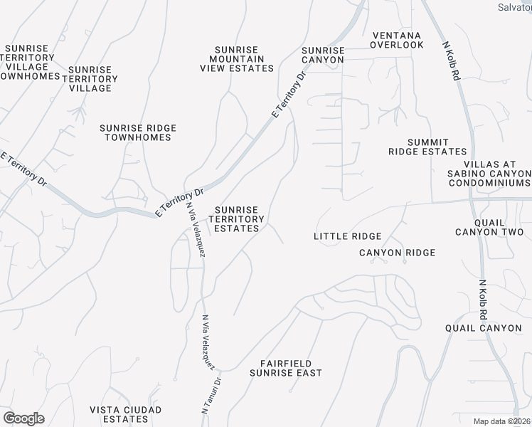 map of restaurants, bars, coffee shops, grocery stores, and more near 6606 East Valle Di Cadore in Tucson